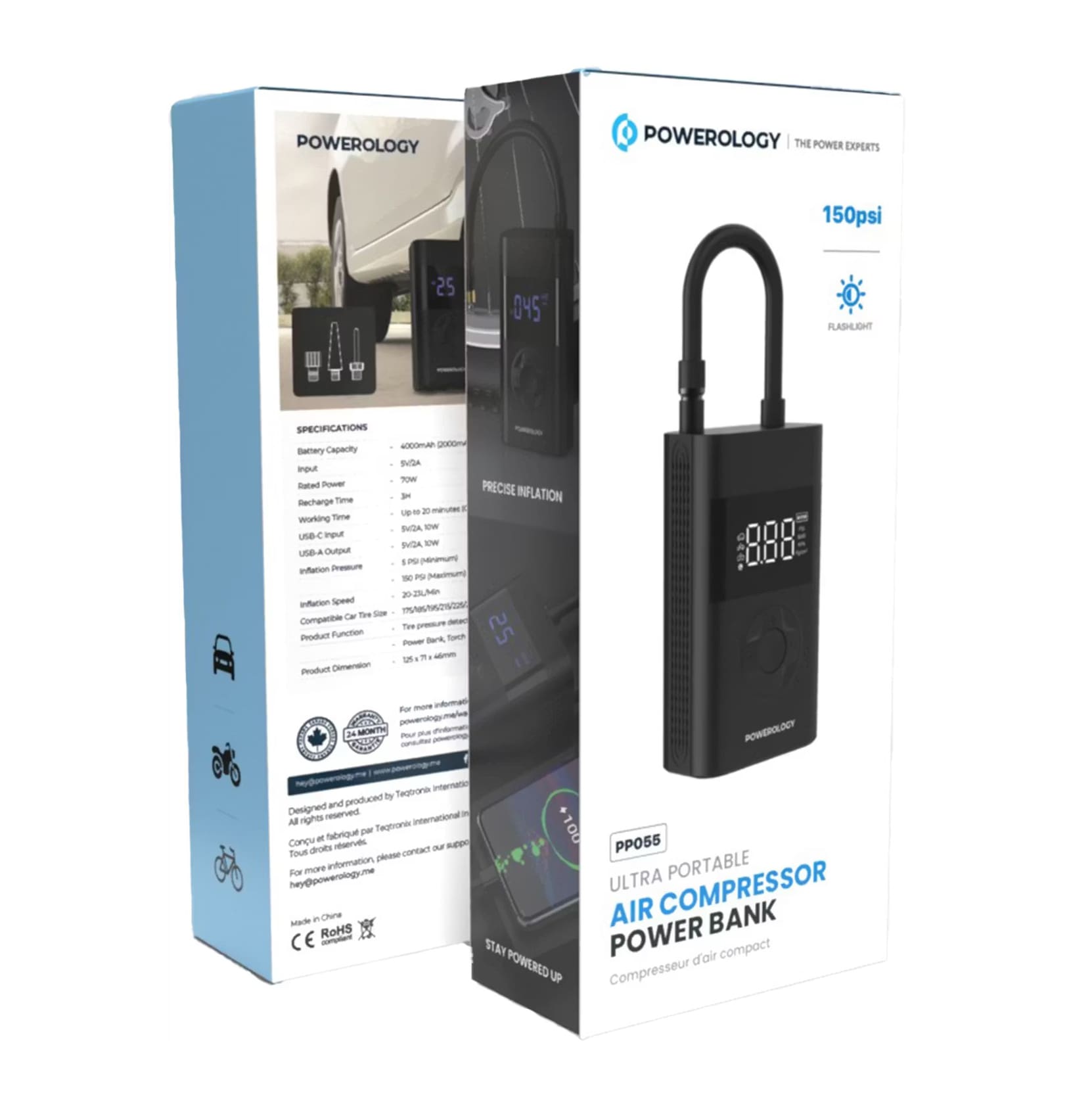 پمپ باد و پاوربانک پاورولوژی مدل PP055 (11)