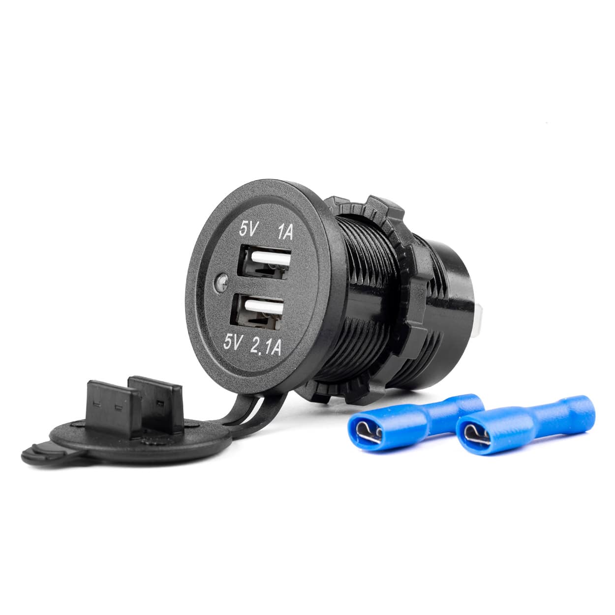 شارژر2 پورت USB تک LED (3)