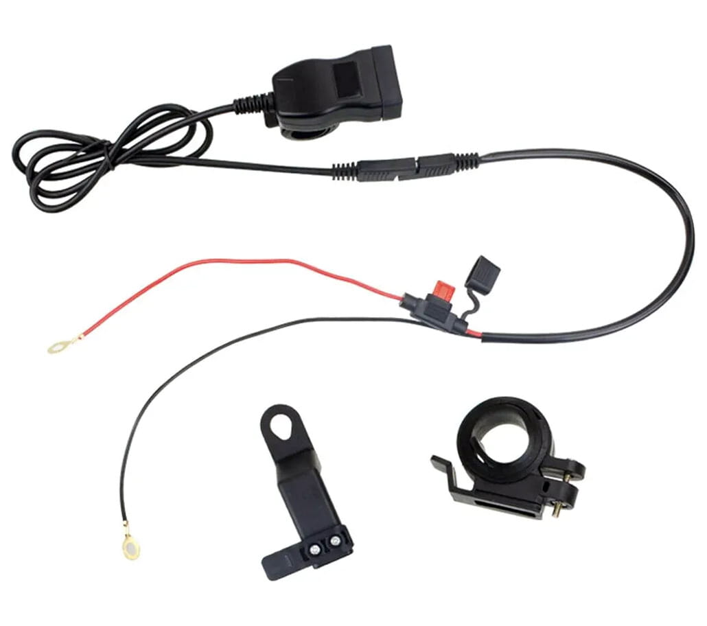 شارژر 2 پورت PD+USB روی فرمان موتورسیکلت (3)