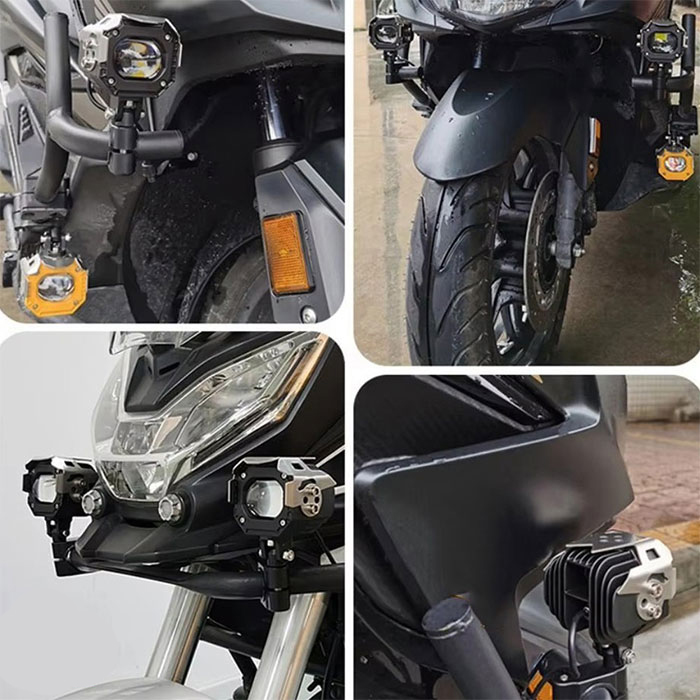 پایه پرژکتور موتورسیکلت مدل تک مفصل مستطیلی 1