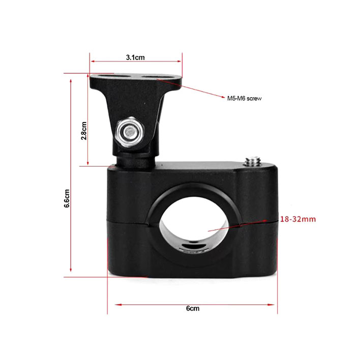 پایه پرژکتور موتورسیکلت مدل تک مفصل مستطیلی (12)