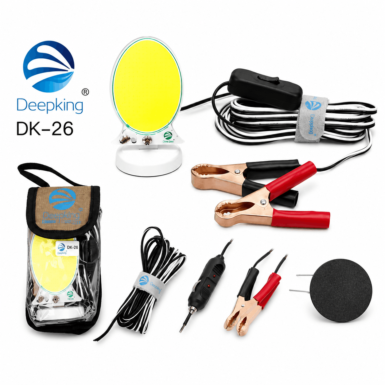 چراغ کمپینگ سیار ماشینی دیپ کینگ مدل DK-26 - Image 4